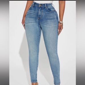 Gemma High Rise Stretch Skinny Jeans - Vintage